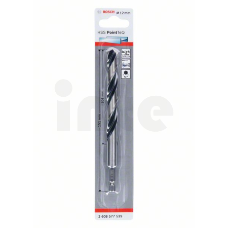 BOSCH Spirálový vrták HSS PointTeQ Hex 12,0 mm 2608577539