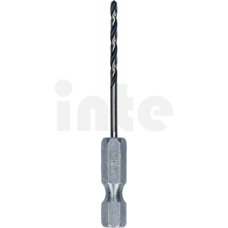 BOSCH Spirálový vrták HSS PointTeQ Hex 2 mm, 10 ks 2608577540