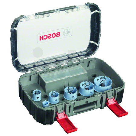 BOSCH 9dílná sada děrovek Sheet Metal pro elektrikáře 22–64 mm 2608580881