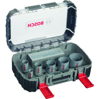 BOSCH 11dílná sada bimetalových děrovek HSS pro elektrikáře 22–65 mm 2608580886