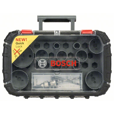 BOSCH 11dílná sada bimetalových děrovek HSS pro elektrikáře 22–65 mm 2608580886