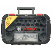 BOSCH 11dílná sada bimetalových děrovek HSS pro elektrikáře 22–65 mm 2608580886