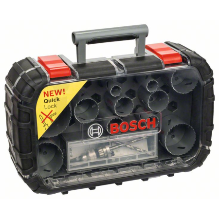 BOSCH 17dílná sada univerzálních bimetalových děrovek HSS 20–64/76 mm 2608580887