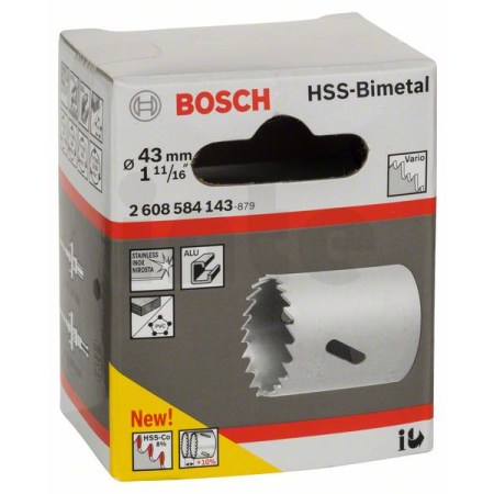 BOSCH Děrovka HSS-bimetal pro standardní adaptér 2608584143