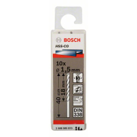 BOSCH Vrtáky do kovu HSS-Co, DIN 338, 10 ks 2608585873