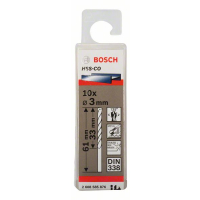 BOSCH Vrtáky do kovu HSS-Co, DIN 338, 10 ks 2608585876