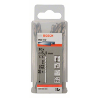 BOSCH Vrtáky do kovu HSS-Co, DIN 338, 10 ks 2608585886