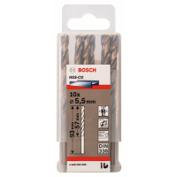 BOSCH Vrtáky do kovu HSS-Co, DIN 338, 10 ks 2608585888