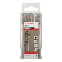 BOSCH Vrtáky do kovu HSS-Co, DIN 338, 10 ks 2608585889