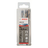 BOSCH Vrtáky do kovu HSS-Co, DIN 338, 5 ks 2608585895