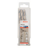 BOSCH Vrtáky do kovu HSS-Co, DIN 338, 5 ks 2608585898
