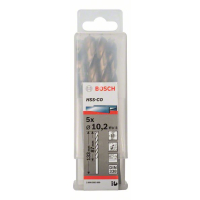 BOSCH Vrtáky do kovu HSS-Co, DIN 338, 5 ks 2608585899