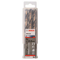 BOSCH Vrtáky do kovu HSS-Co, DIN 338, 5 ks 2608585904