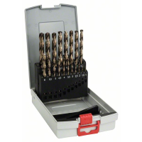 BOSCH 19dílná sada spirálových vrtáků do kovu HSS-Co, ProBox, DIN 338 (kobaltová slitina) 1–10 mm 2608587014
