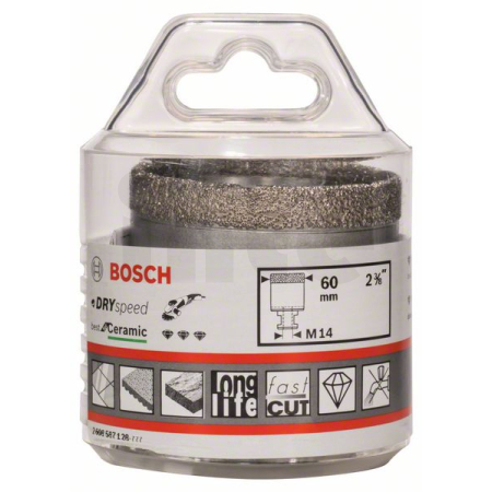 BOSCH Diamantové vrtáky pro vrtání za sucha Dry Speed Best for Ceramic 2608587128