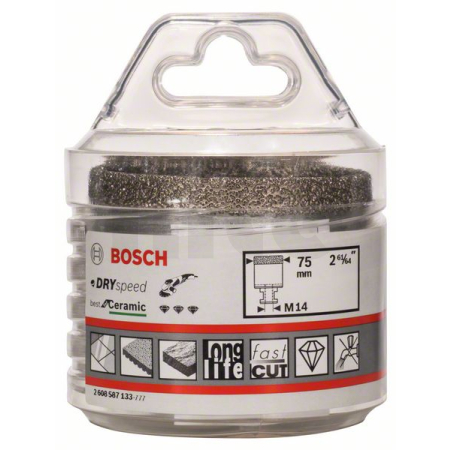 BOSCH Diamantové vrtáky pro vrtání za sucha Dry Speed Best for Ceramic 2608587133