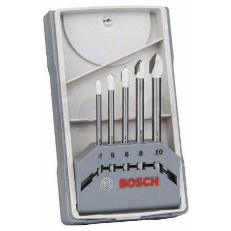 BOSCH Sada spirálových vrtáků na dlaždice CYL-9 Ceramic 4–10 mm, 5 kusů 2608587169