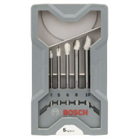 BOSCH Sada spirálových vrtáků na dlaždice CYL-9 Ceramic 4–10 mm, 5 kusů 2608587169