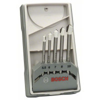BOSCH Sada spirálových vrtáků na dlaždice CYL-9 Ceramic 5,5–10 mm, 5 kusů 2608587170
