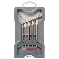 BOSCH Sada spirálových vrtáků na dlaždice CYL-9 Ceramic 5,5–10 mm, 5 kusů 2608587170