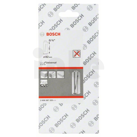 BOSCH Diamantová vrtací korunka pro vrtání za sucha G 1/2" 2608587325