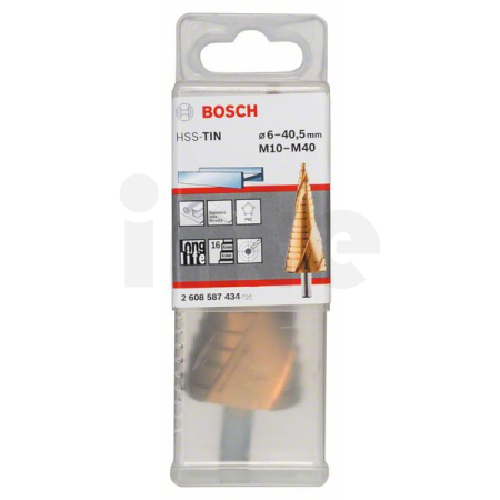 BOSCH Stupňovité vrtáky HSS-TiN 2608587434