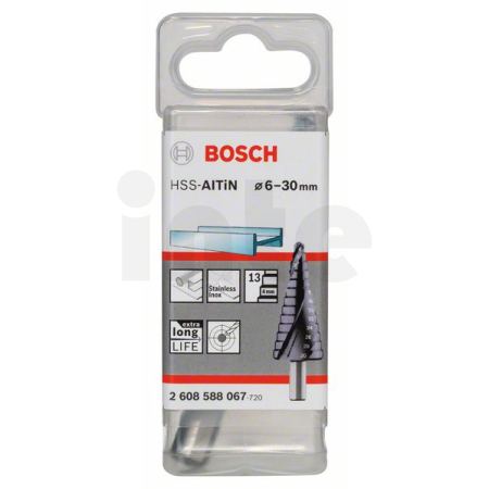 BOSCH Stupňovitý vrták HSS-AlTiN 2608588067