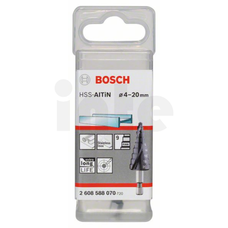 BOSCH Stupňovitý vrták HSS-AlTiN 2608588070