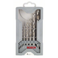BOSCH 7dílná sada spirálových vrtáků do kovu HSS-G, Mini-X-Line, 135° 2–10 mm 2608589295