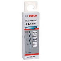 BOSCH Spirálový vrták HSS PointTeQ 1,4 mm, 10 ks 2608577182