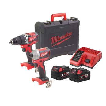 MILWAUKEE M18™ kompaktní bezuhlíková sada nářadí 4933480785