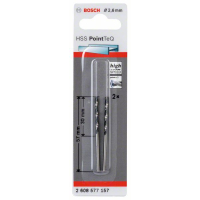 BOSCH Spirálový vrták HSS PointTeQ 2,6 mm, 2 ks 2608577157