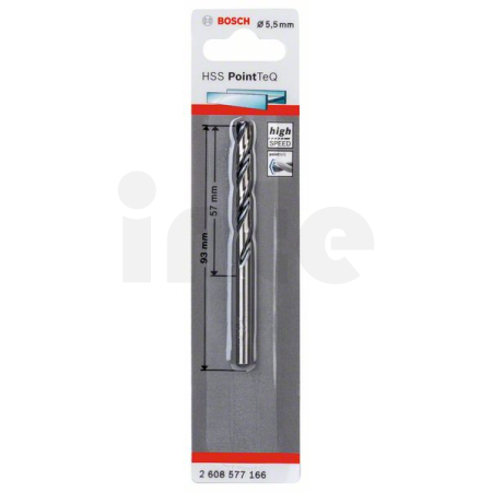 BOSCH Spirálový vrták HSS PointTeQ 5,5 mm 2608577166