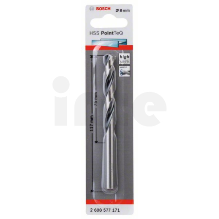 BOSCH Spirálový vrták HSS PointTeQ 8,0 mm 2608577171