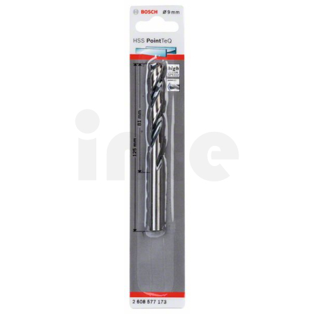 BOSCH Spirálový vrták HSS PointTeQ 9,0 mm 2608577173