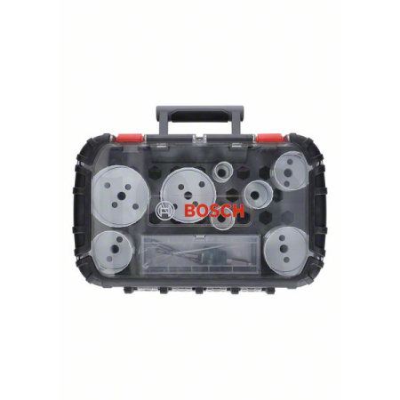 BOSCH Elektrikářská souprava 2 Progressor for Wood and Metal, 11 kusů 2608594194