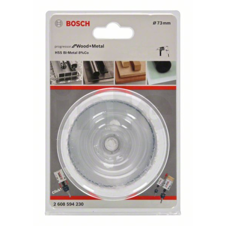 BOSCH Děrovka Progressor for Wood&Metal, 73 mm 2608594230