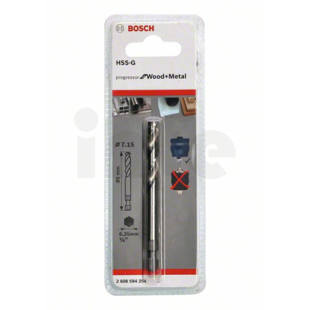 BOSCH Středicí vrták Plus HSS-G Ø 7,15 × 85 mm 2608594254