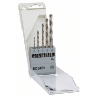 BOSCH Sada spirálových vrtáků do kovu HSS-G, DIN 338 2–6 mm, 5 kusů 2608595517