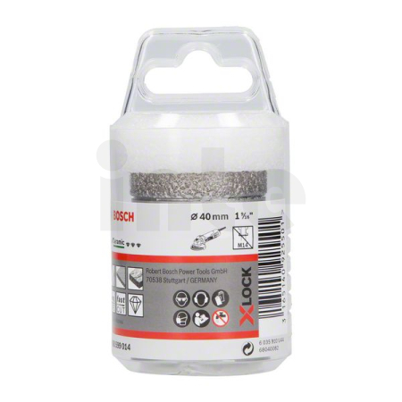 BOSCH Diamantový vrták Dry Speed Best for Ceramic systému X-LOCK, 40×35 2608599014