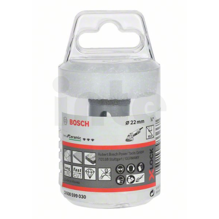 BOSCH Diamantový vrták Dry Speed Best for Ceramic systému X-LOCK, 22×35 2608599030