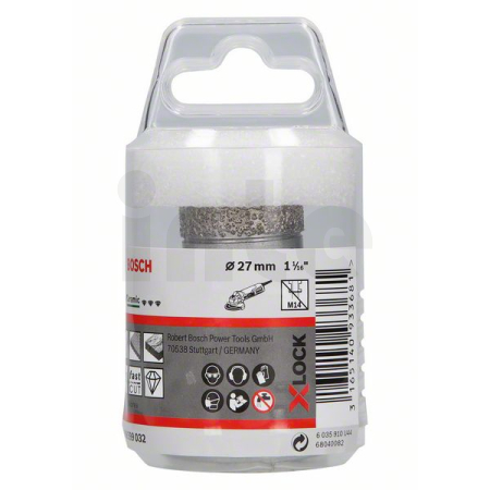 BOSCH Diamantový vrták Dry Speed Best for Ceramic systému X-LOCK, 27×35 2608599032