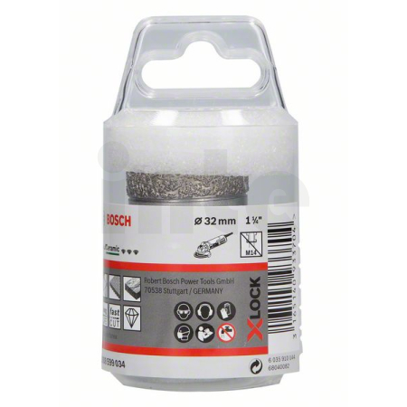 BOSCH Diamantový vrták Dry Speed Best for Ceramic systému X-LOCK, 32×35 2608599034