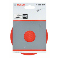 BOSCH Opěrný talíř s upínacím systémem se suchým zipem, 115 mm 2608601076