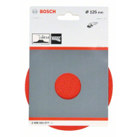 BOSCH Opěrný talíř s upínacím systémem se suchým zipem, 125 mm 2608601077
