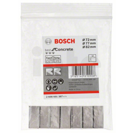 BOSCH Segmenty pro diamantové vrtací korunky 1 1/4" UNC Best for Concrete 2608601387
