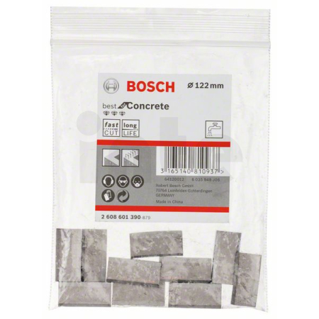 BOSCH Segmenty pro diamantové vrtací korunky 1 1/4" UNC Best for Concrete 2608601390