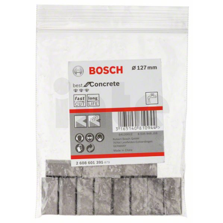 BOSCH Segmenty pro diamantové vrtací korunky 1 1/4" UNC Best for Concrete 2608601391