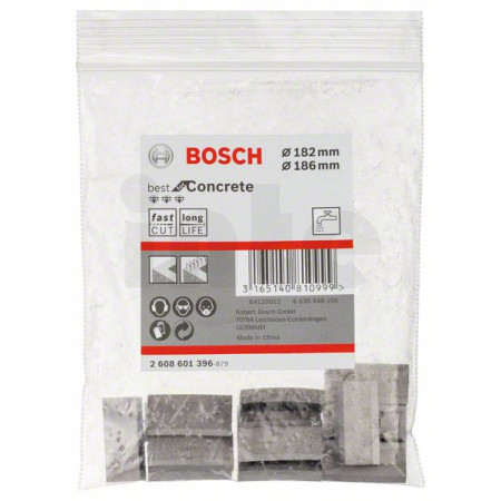 BOSCH Segmenty pro diamantové vrtací korunky 1 1/4" UNC Best for Concrete 2608601396