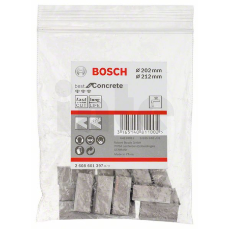 BOSCH Segmenty pro diamantové vrtací korunky 1 1/4" UNC Best for Concrete 2608601397